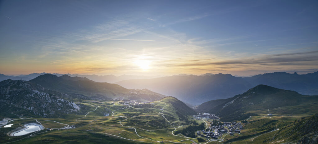 Plagne_altitude_soir_ete_2019 Paysage de la Plagne