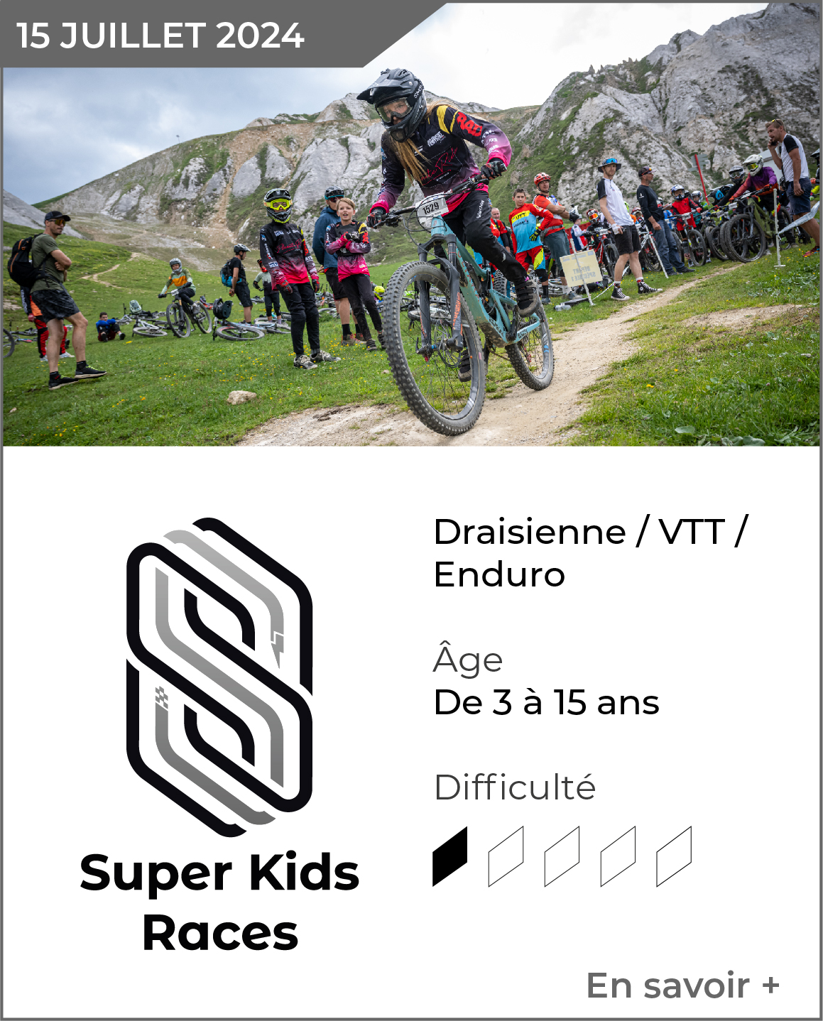 SUPER KIDS RACES  - Juillet 2024 - Savoie 