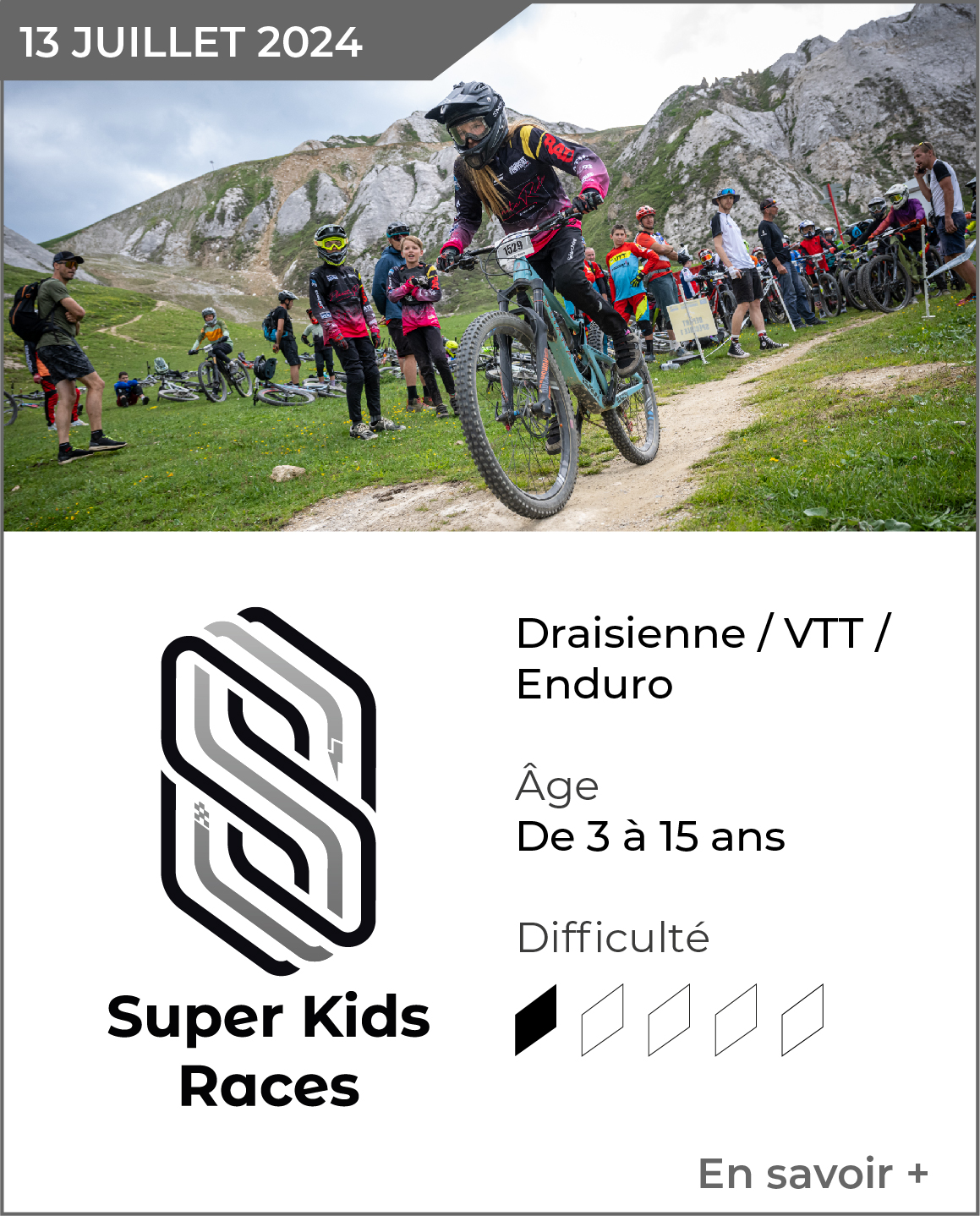 SUPER KIDS RACES  - Juillet 2024 - Savoie 